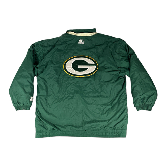 VTG Starter NFL Green Bay Packers Jacket 1990s XL - Picture 3 of 6